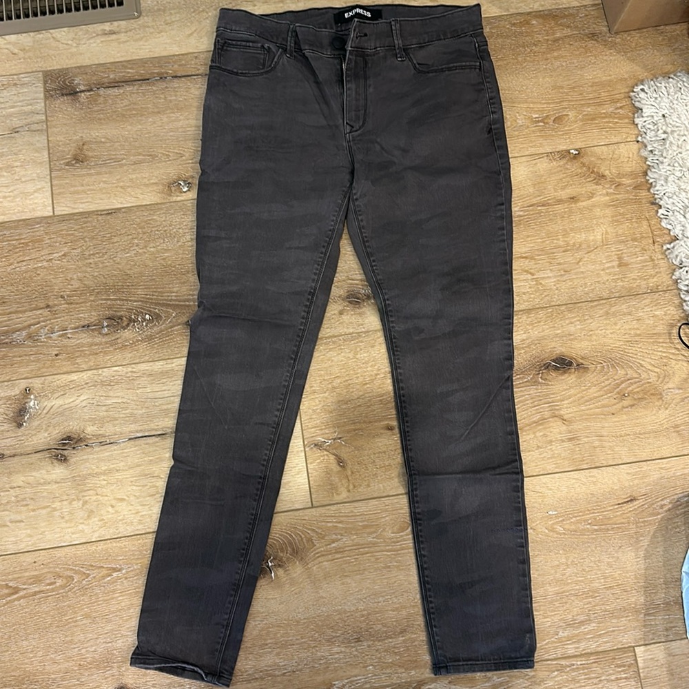 Express Camo Midrise Jeggings Womens Size 8